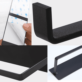 Portarrollos de papel multiusos para cocina y baño, práctico y fácil de instalar.