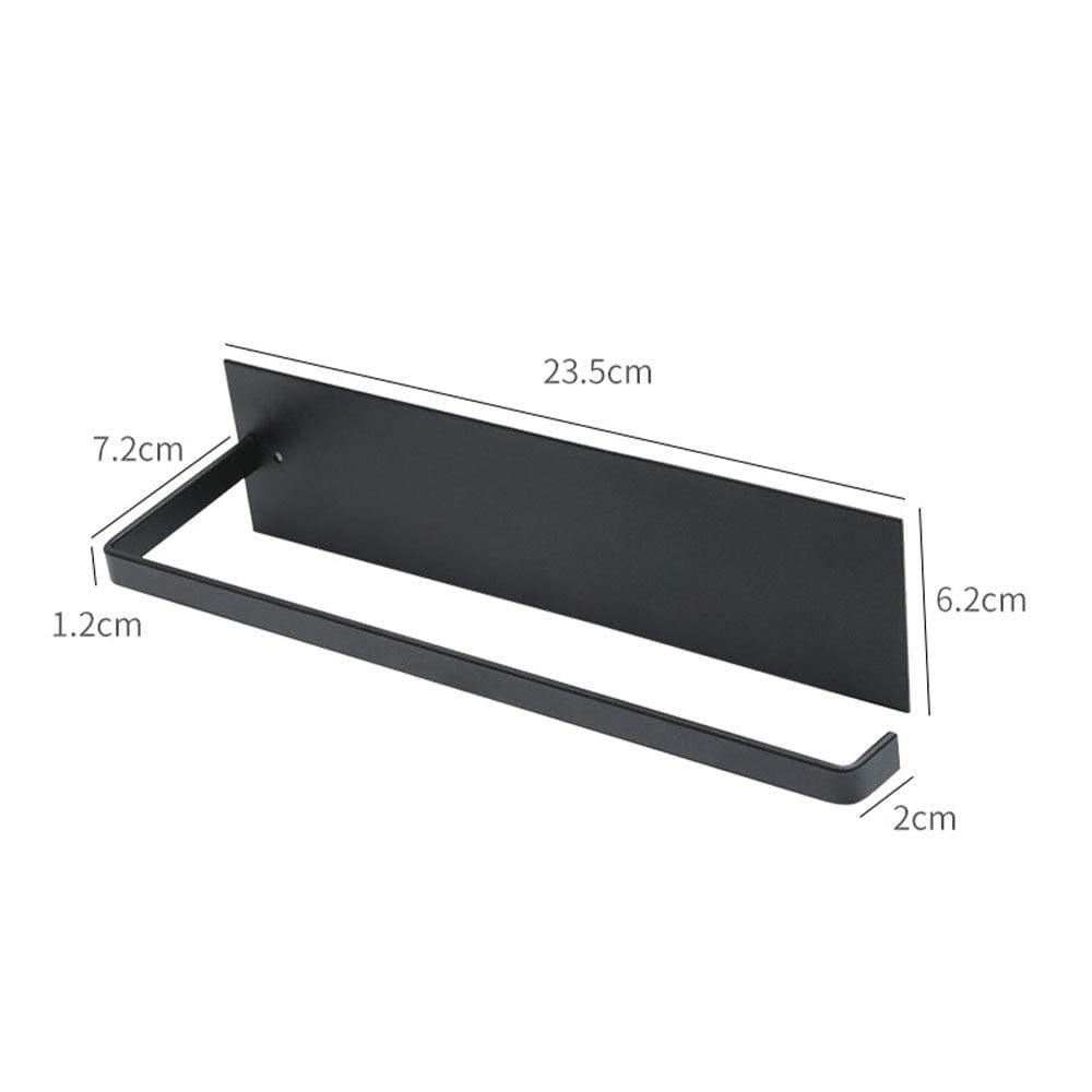 Portarrollos de papel multiusos para cocina y baño, práctico y fácil de instalar.