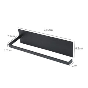 Portarrollos de papel multiusos para cocina y baño, práctico y fácil de instalar.