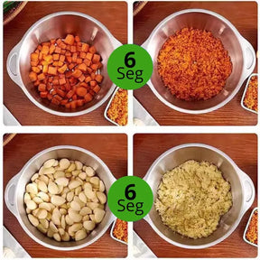 Trituradora y picadora de alimentos eléctrica profesional de 300 W