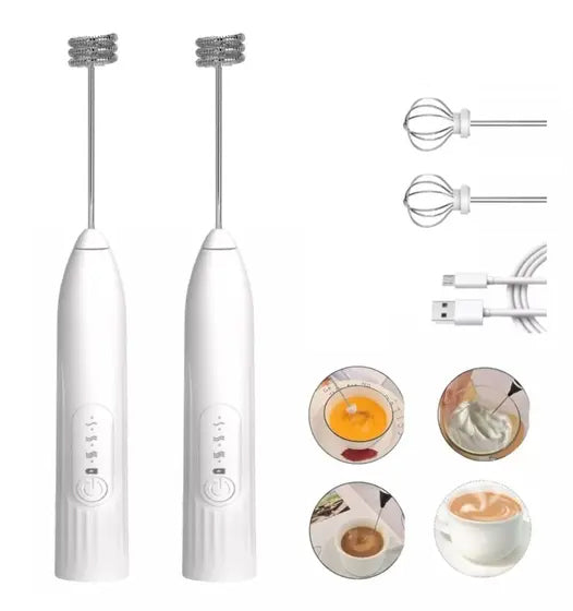 Licuadora Eléctrica Batidora para Bebidas Leche Café Portátil 