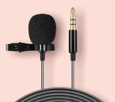Micrófono con cable/solapa para celular, PC y notebook.