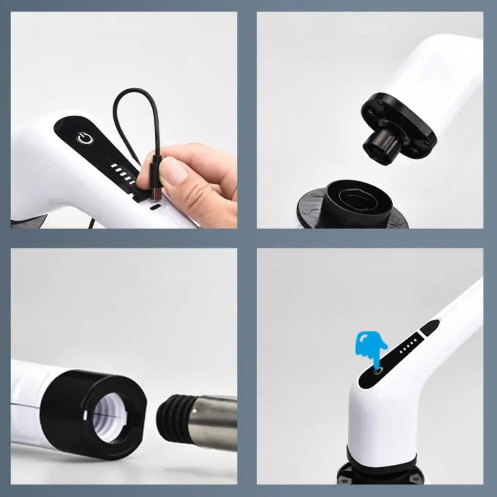 Cepillo de limpieza eléctrico 360º multiusos MOP 7 en 1 recargable