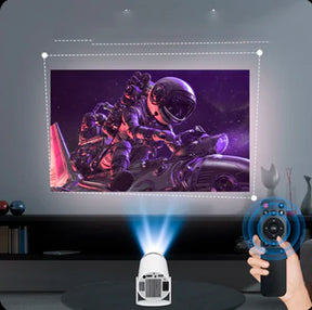 Proyector portátil CineHome 4K Android 