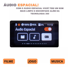 Auriculares inalámbricos A9 Pro con pantalla táctil y cancelación de ruido 