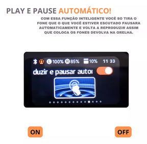 Auriculares inalámbricos A9 Pro con pantalla táctil y cancelación de ruido 