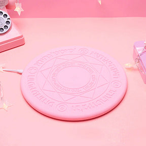 Cargador de inducción inalámbrico Magic Circle Mandala LED 