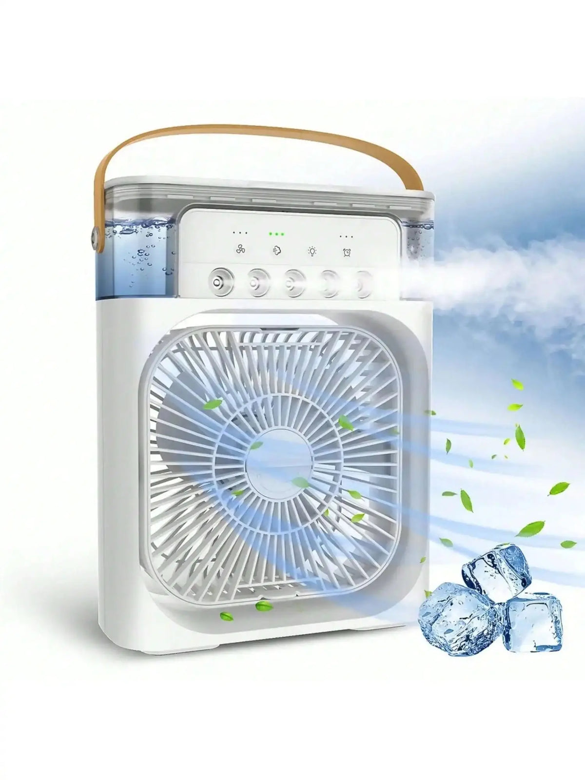 Mini enfriador de aire portátil 3 en 1 - LED USB 