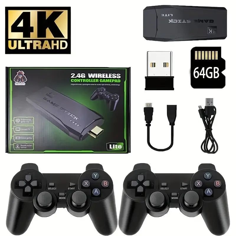 Consola portátil de videojuegos retro 4K 