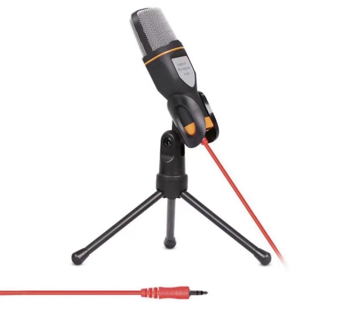 Micrófono de condensador de escritorio para PC portátil con entrada P2