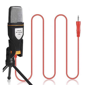 Micrófono de condensador de escritorio para PC portátil con entrada P2