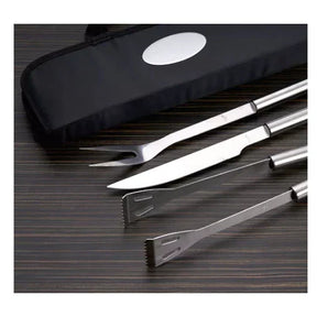 Kit de barbacoa de acero inoxidable de 9 piezas