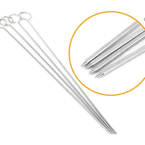 Kit de barbacoa de acero inoxidable de 9 piezas