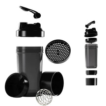 Batidora con compartimento para suplementos Fit Whey 500 ml 