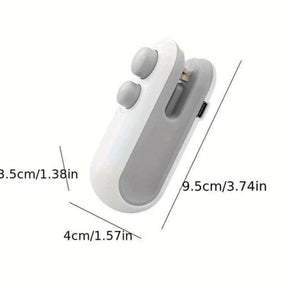 Mini máquina selladora de envases recargable