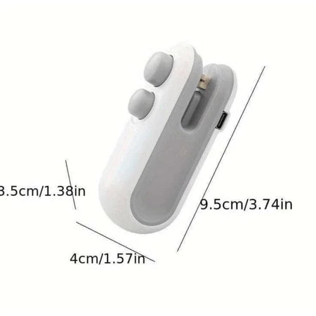 Mini máquina selladora de envases recargable