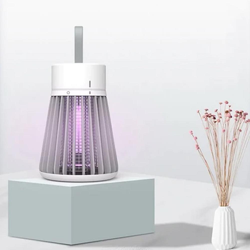 Lámpara eléctrica repelente de mosquitos, lámpara UV, trampa para insectos, cable USB directo