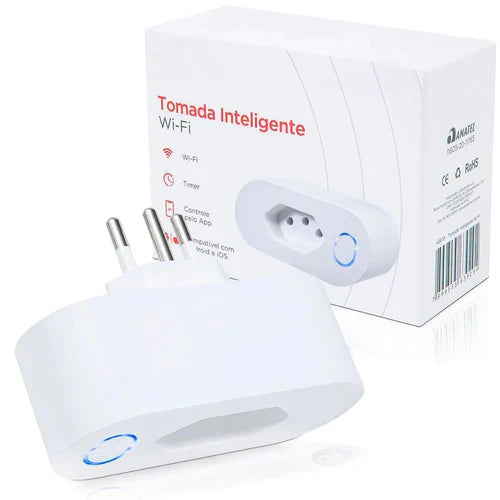 Enchufe inteligente Wi-Fi de 16 A que se enciende y apaga mediante la aplicación compatible con Alexa y Google Assistant 