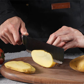 Juego de 6 cuchillos profesionales antiadherentes para cocina y barbacoa